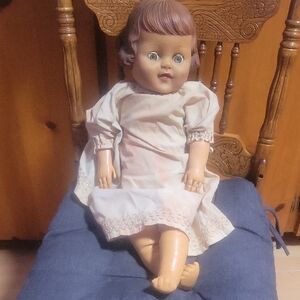 Antique Cry Baby Doll  Rubber